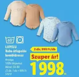 Lidl LUPILU Baba átlapolós kombidressz ajánlat