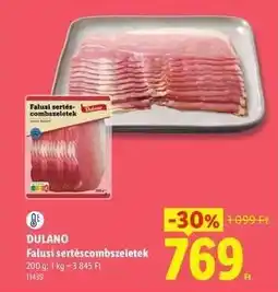 Lidl DULANO ajánlat