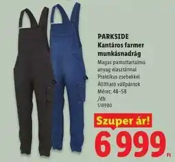 Lidl PARKSIDE Kantáros farmer munkásnadrág ajánlat