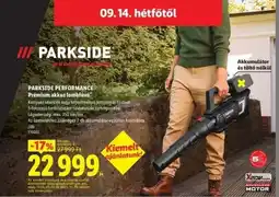 Lidl PARKSIDE PERFORMANCE ajánlat