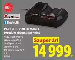 Lidl PARKSIDE PERFORMANCE Premium Akkumulátortöltő ajánlat