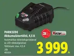 Lidl PARKSIDE Akkumulátortöltő, 4,5 A ajánlat