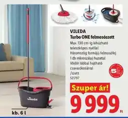 Lidl VILEDA Turbo ONE felmosószett ajánlat