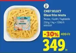 Lidl CHEF SELECT Olasz friss tészta ajánlat