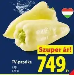 Lidl TV paprika ajánlat