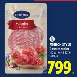 Lidl FRENCH STYLE Rosette szelet ajánlat