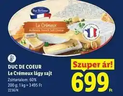 Lidl DUC DE COEUR ajánlat