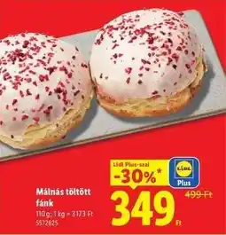 Lidl Málnás töltött fánk ajánlat