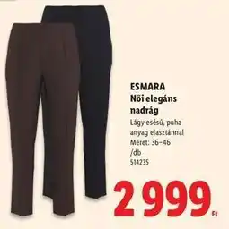 Lidl esmara Női elegáns nadrág ajánlat