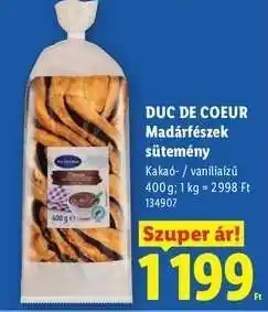 Lidl DUC DE COEUR Madárfészek sütemény ajánlat