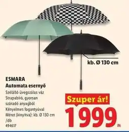Lidl Esmara Automata esernyő ajánlat