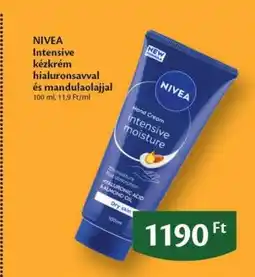 EcoFamily NIVEA Intensive kézkrém hialuronsavval és mandulaolajjal ajánlat
