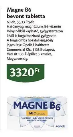 EcoFamily Magne B6 bevont tabletta ajánlat
