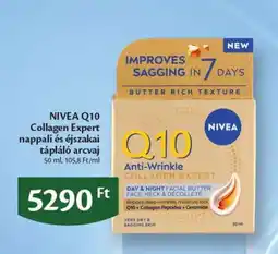 EcoFamily NIVEA Q10 Collagen Expert nappali és éjszakai tápláló arcvaj ajánlat