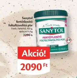 EcoFamily SANYTOL FERTŐTLENÍTŐ FOLTELTÁVOLÍTÓ POR ajánlat