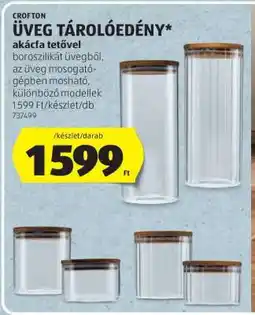 ALDI CROFTON ÜVEG TÁROLÓEDÉNY ajánlat