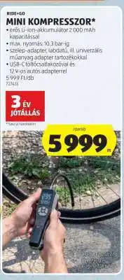 ALDI MINI KOMPRESSZOR ajánlat