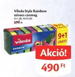 EcoFamily Vileda Style Rainbow szivacs csomag ajánlat