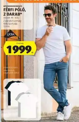 ALDI Férfi póló, 2 darab ajánlat