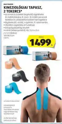 ALDI Kineziológiai tapasz, 2 tekercs ajánlat