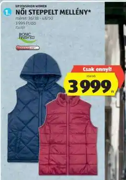 ALDI Női steppelt mellény ajánlat