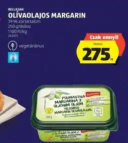 ALDI BELLASAN OLÍVAOLAJOS MARGARIN ajánlat
