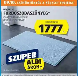 ALDI NOVITESSE FÜRDŐSZOBASZŐNYEG ajánlat