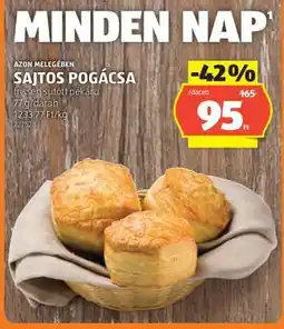 ALDI Sajtos pogácsa ajánlat