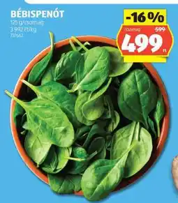 ALDI Bébispenót ajánlat