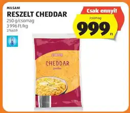 ALDI Milsani Reszelt Cheddar ajánlat