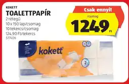 ALDI Kokett Toalettpapír ajánlat