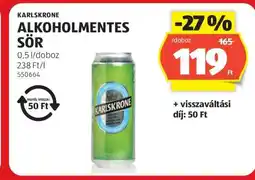 ALDI KARLSKRONE ALKOHOLMENTES SÖR ajánlat