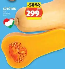 ALDI Sütőtök ajánlat
