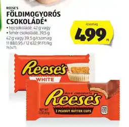 ALDI Reese's Földimogyorós Csokoládé ajánlat
