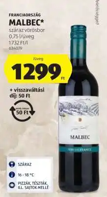 ALDI Malbec ajánlat