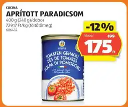 ALDI Cucina Aprított Paradicsom ajánlat
