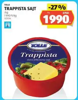 ALDI Tolle Trappista Sajt ajánlat