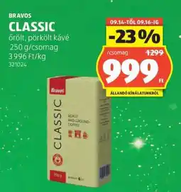 ALDI Bravos Classic ajánlat