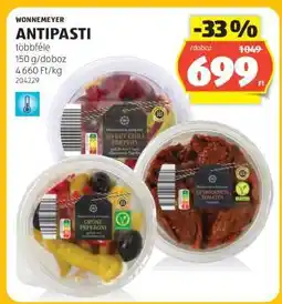 ALDI Wonnemeyer Antipasti ajánlat