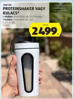 ALDI CROFTON PROTEINSHAKER VAGY KULACS ajánlat