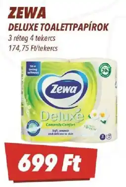 CBA Zewa deluxe toalettpapírok ajánlat