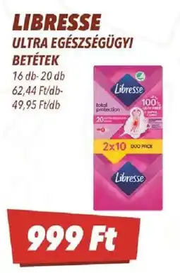 CBA Libresse ultra egészségügyi betétek ajánlat