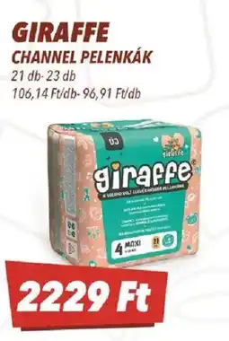 CBA Giraffe channel pelelkák ajánlat