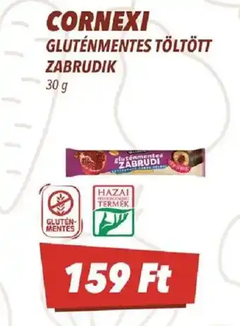 Cornexi gluténmentes töltött zabrudik