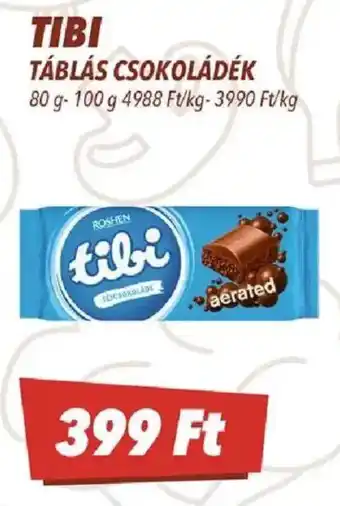 Tibi táblás csokoládé