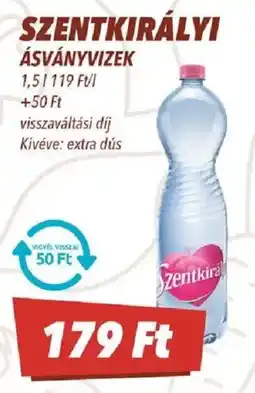CBA Szentkirályi ásványvíz ajánlat