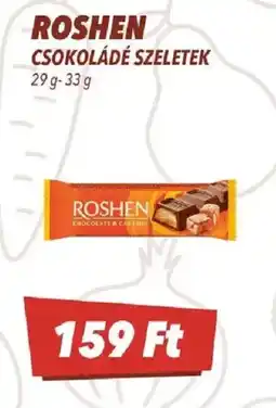 CBA Roshen csokoládé szeletek ajánlat
