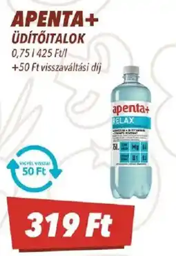 CBA Apenta+ üdítőitalok ajánlat