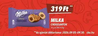 Milka croissants
