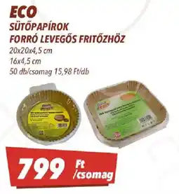 CBA Eco sütőpapírok ajánlat